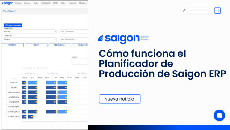 planificador de producción